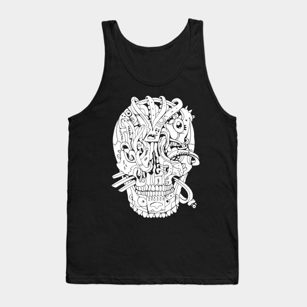 Skull Tank Top by JOHNF